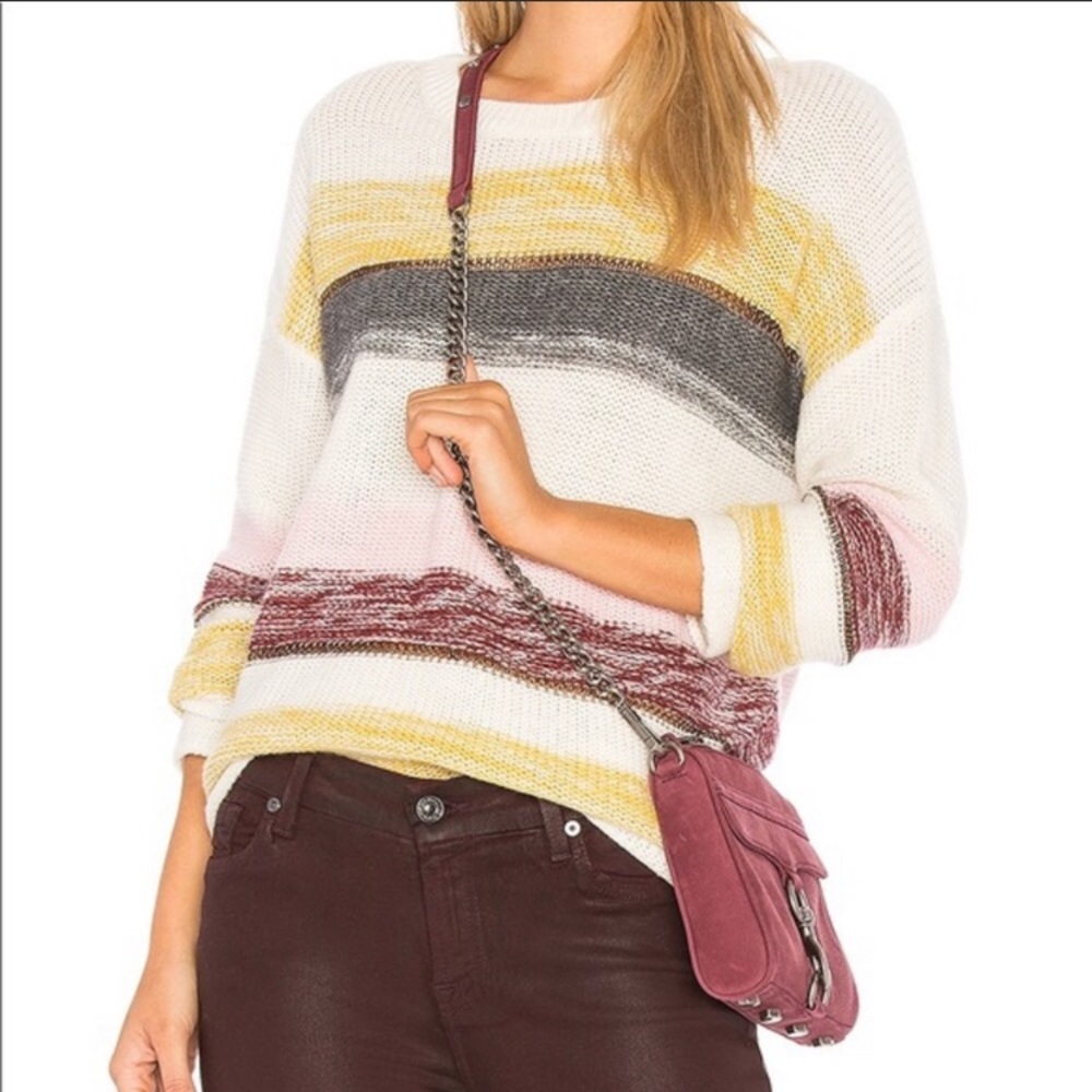 Rails Daphne Stripe Cashmere Blend Jumper Sweater
